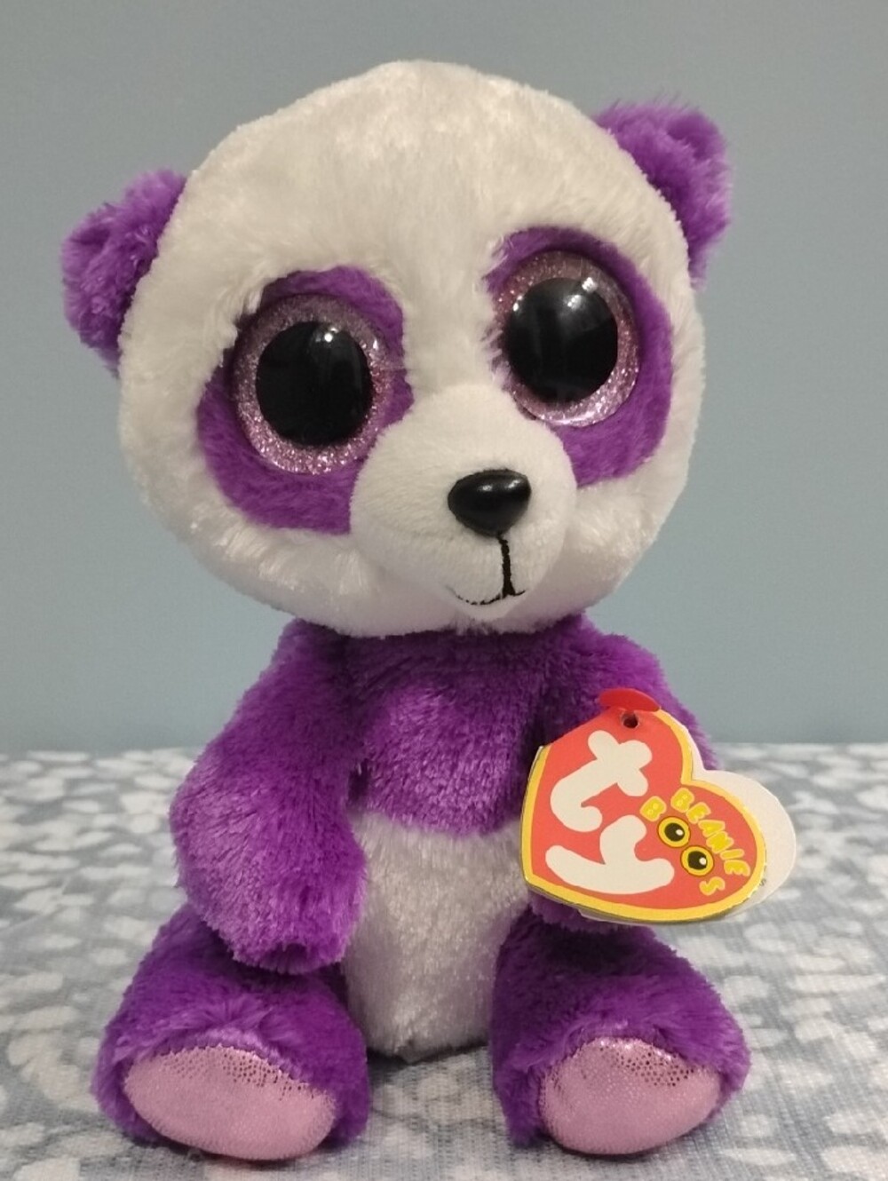Ty Plush Small Pets - Purple, Pink, Blue & Multicolor Beanie Boos Bundle Set - Picture 3 of 10